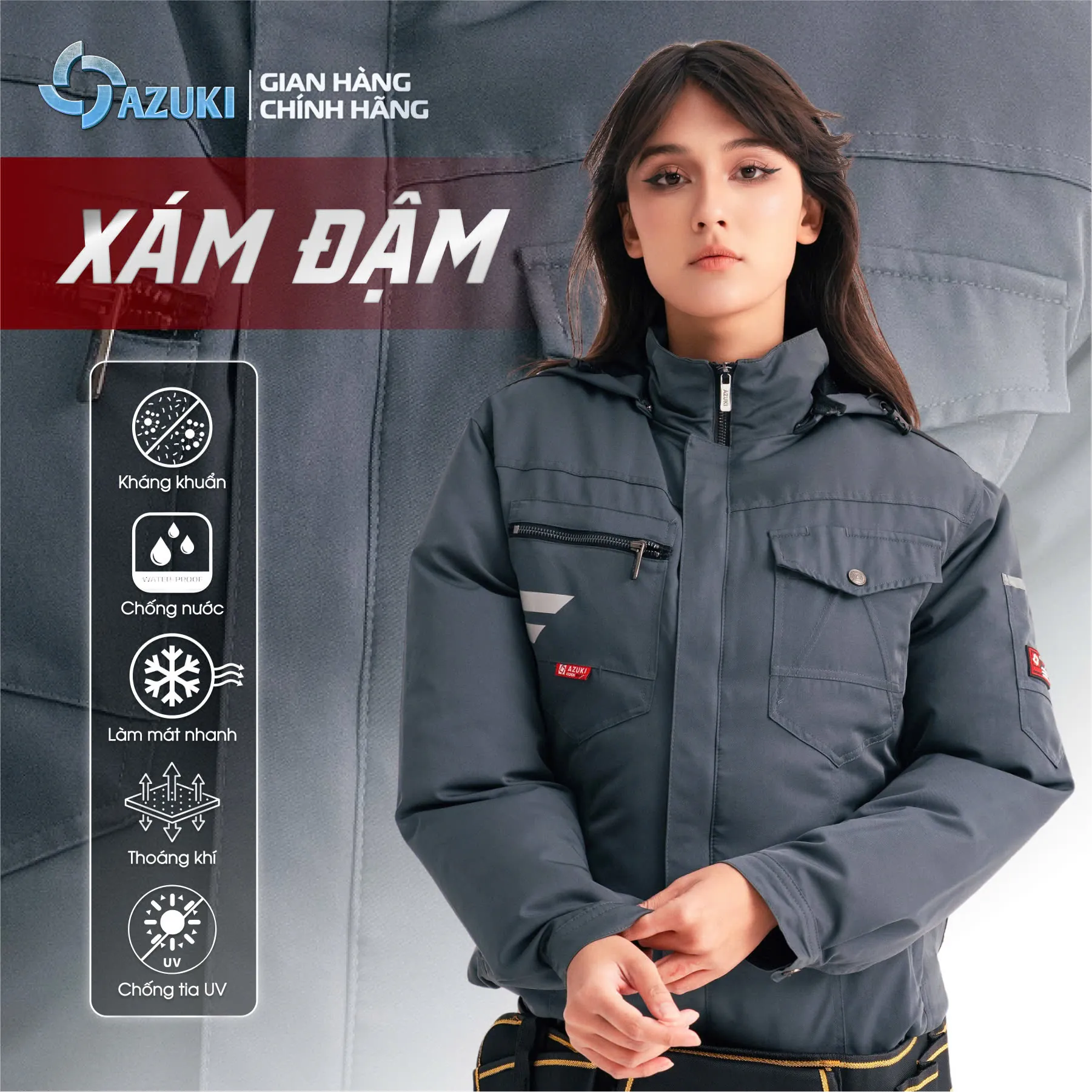 Áo điều hòa Azuki Extra X10 26V chính hãng - Hình ảnh 12