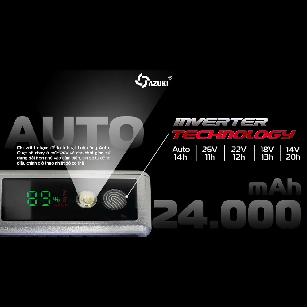 Áo điều hòa Azuki Extra X10 26V chính hãng - Hình ảnh 7